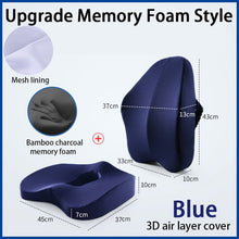 Orthopedic Pillow Memory Foam Seat Set